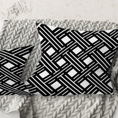 Motif géométrique monochrome II - Mid-Century