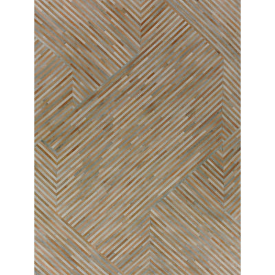 Natural Hide Cowhide Geometric Indoor Rug
