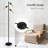 Kappler 64.02'' Black Tree Floor Lamp