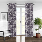 Au Village Toile Drapery Panels - Pair