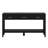 Rectangular Console Table With 1 Shelf And 3 Storage Drawers, Painted Entrance Table, Sofa Side Table With Iron Handles-2110243402