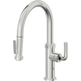 Descanso Kitchen Pull-Down Kitchen Faucet with Squeeze Sprayer - Low Arc Spout
