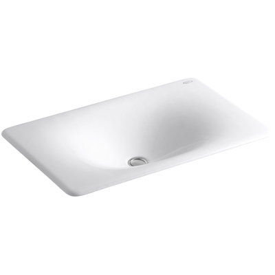 Iron Tones® Metal Rectangular Drop-In Bathroom Sink