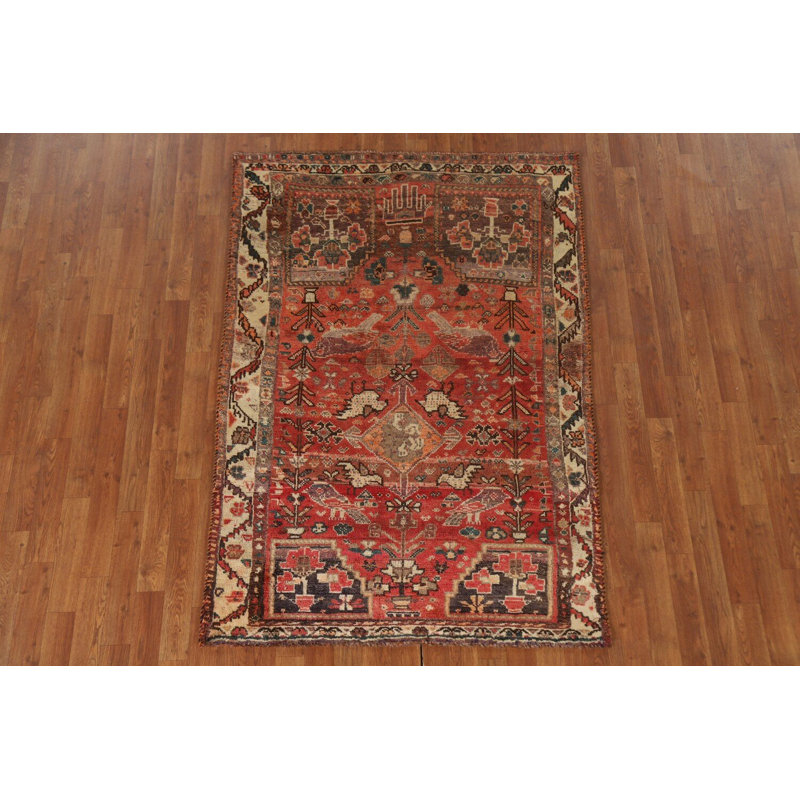Tapis traditionnel tribal animaux 4 x 6