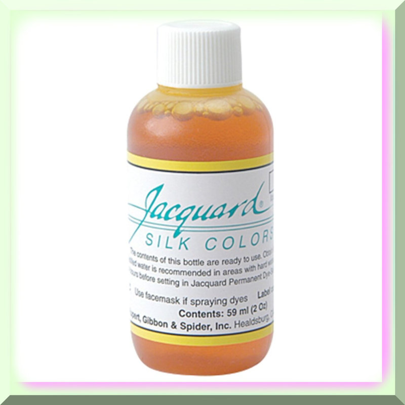 Vibrant Yellow Silk Dye 2oz Bottle