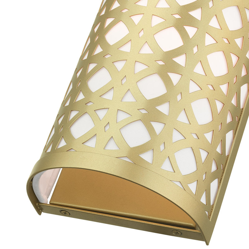 Eraman Flush Mounted Sconce, Soft Gold