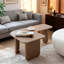 Table basse moderne en forme de L, table basse