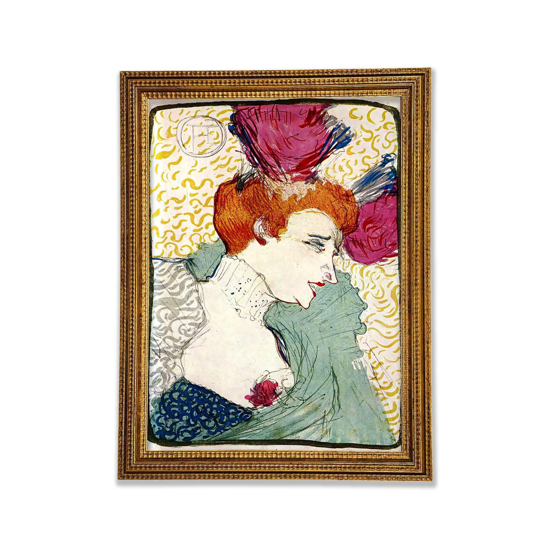 Marcellle Lender von Toulouse Lautrec - Druck