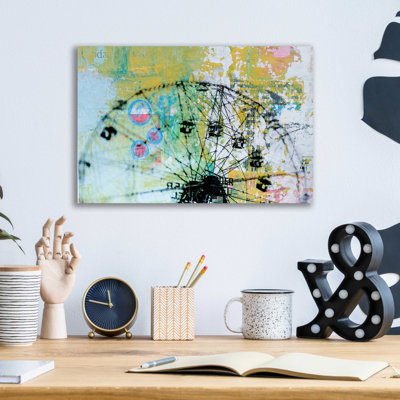 «Wonder Wheel» par DB Waterman, art mural en verre acrylique