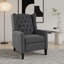Fauteuil inclinable manuel à oreilles réglable. avec table d'appoint pliable, ports de chargement USB, chaises inclinables modernes confortables pour le salon, la chambre à coucher, le dortoir, le bureau-361633936