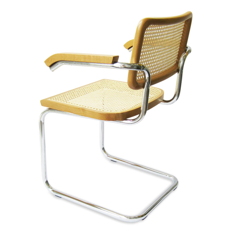 Fauteuil Cesca Cane, Chêne miel