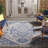 Courtyard Performance Oriental Indoor/Outdoor Area Rug-1514260658