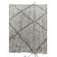 Tapis noir et blanc Nathaniel