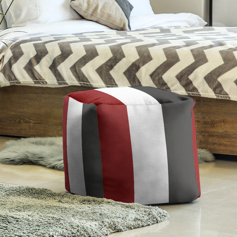 Repose-pieds Oklahoma, Rouge / blanc / noir