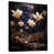 Toile avec cadre flottant noir