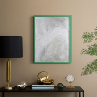 Snowdrift I, reproduction encadrée - bois massif
