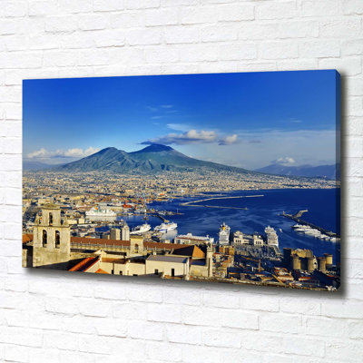 Naples Italy - Wrapped Canvas Print