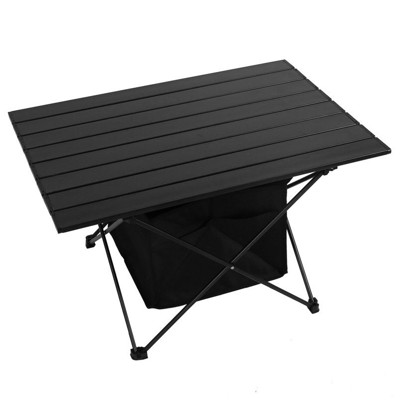 Table de camping extérieure Tarunjot L 26,96 po x l 17,51 po