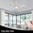 Modelle 44'' Ceiling Fan with LED Lights