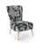 Abstract Black/Gray Polyester Blend 1