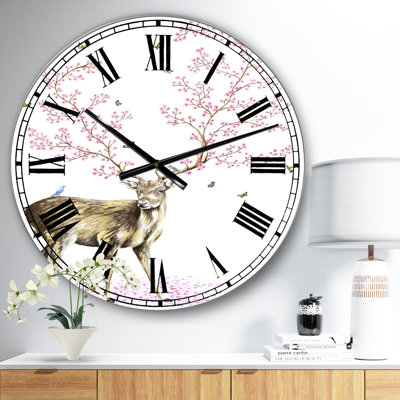 Horloge murale cerise Cherry Blossom
