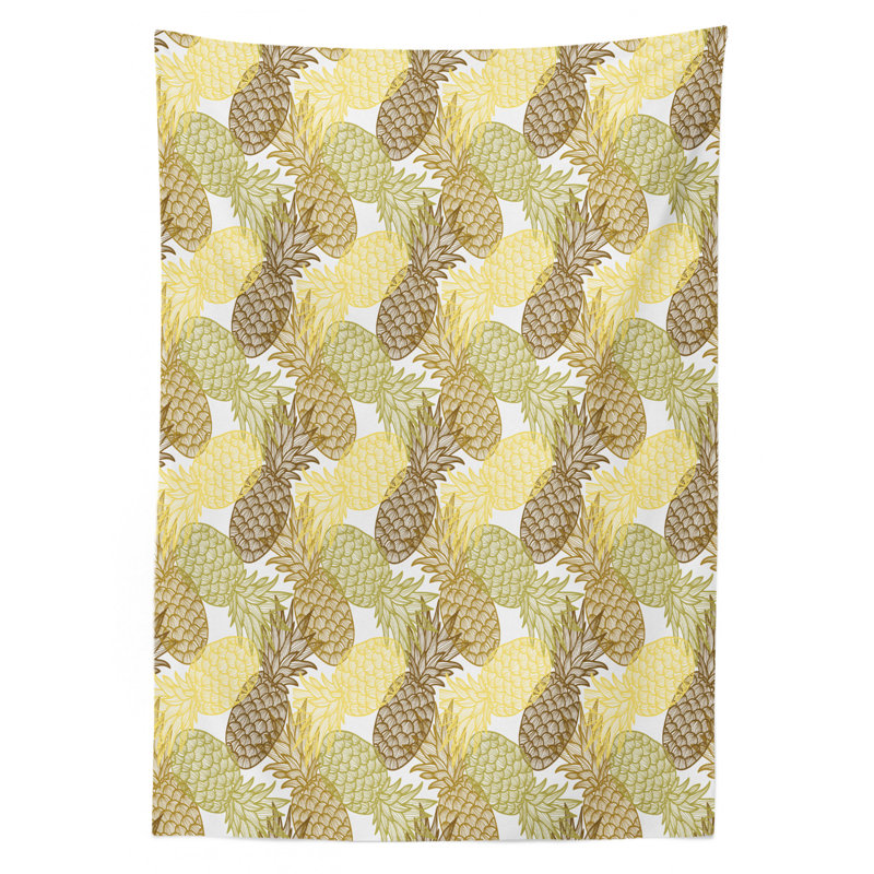 Pineapple Tablecloth, 70" L x 52" W