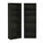 Furinno JAYA Book Shelf Set of 2, 5-Tier Bookshelf, Bookcase, with Adjustable Shelf, 9.5 x 24.5 x 71, for Home Office, Living Room, Espresso-119191277