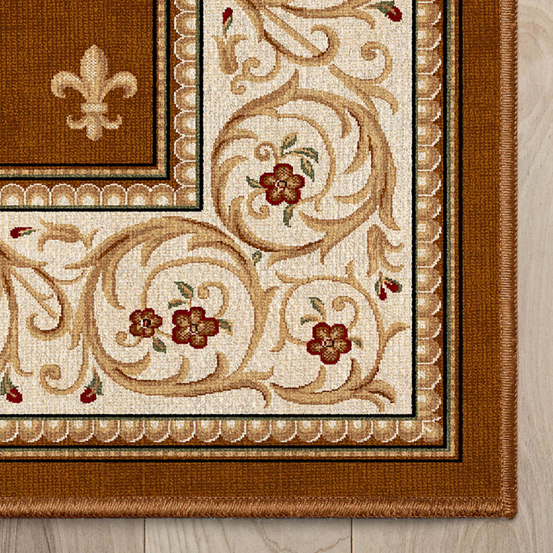 Tapis en polyester tissé à la machine Kehr, Tapis de couloir 2 pi x 5 pi