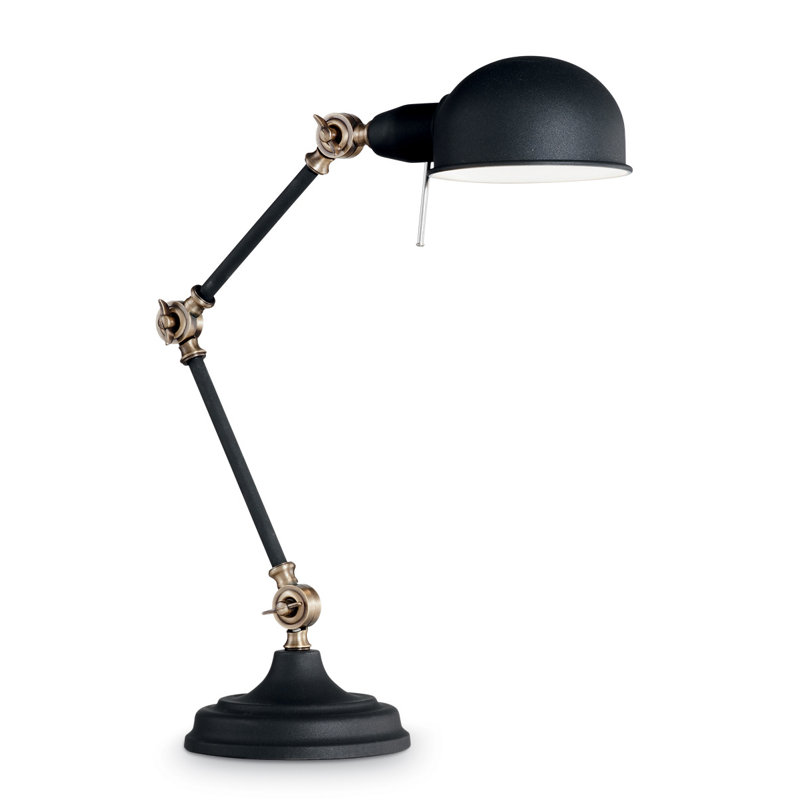 Lampe de bureau 15,75 po Ritter, Noir