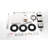 Bathroom Shower System With Detachable Head, Hand Shower, Slide Bar, Bodysprays System: Bodysprays, Brass Construction-127368536