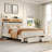 Storage LED Headboard with Charging Station Bed Frame-321911135-279425408