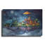 Art mural en métal Bay Isle Home «Floating Island Of Turtles 2» par Momart-1367717028