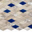 Tanzanite Cowhide Geometric Area Rug-1462682080