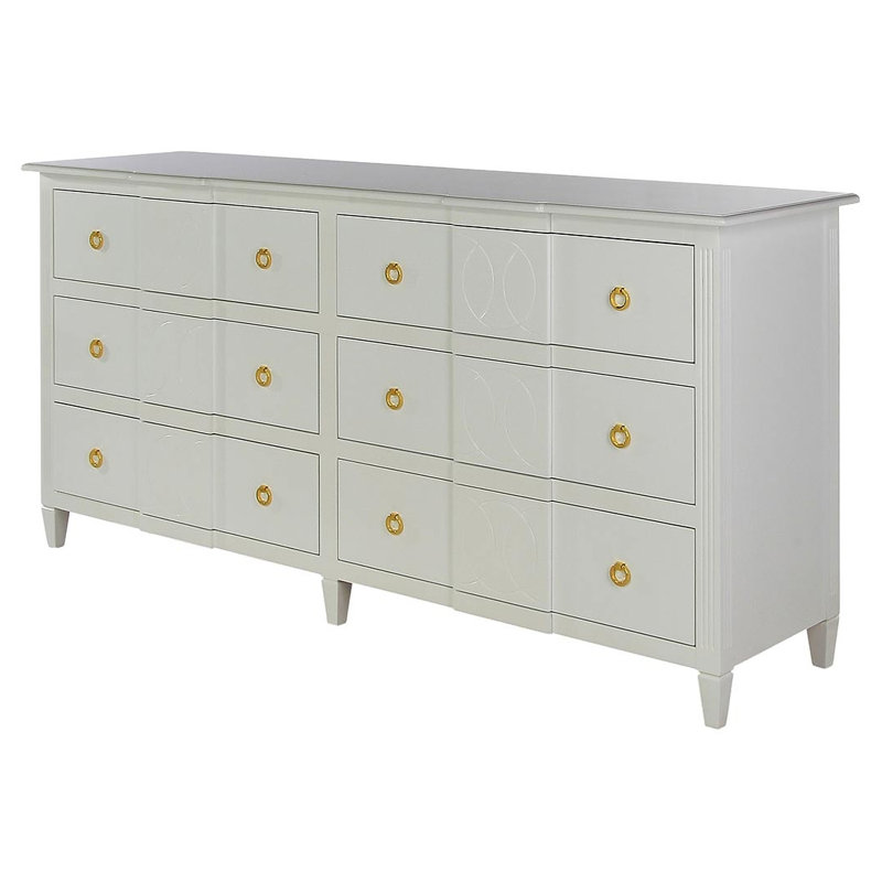 New Orleans Solid Wood 6 - Drawer Sideborad