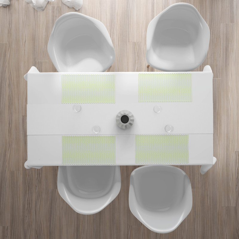 Polyester Polka Dots Rectangle Placemat