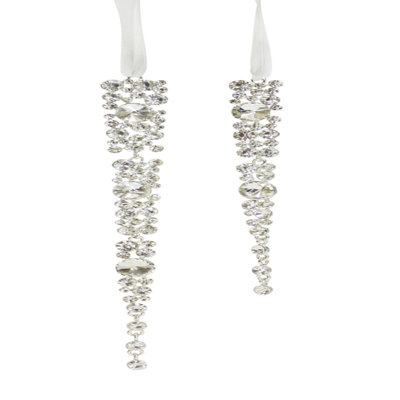 12 Piece Jewel Icicles Finial Ornament Set