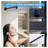 Matte Black Rainfall Shower System with 10 Inch Shower Head and Handheld Combo - Modern Shower Fixtures Including Shower Valve