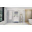 Ensemble de meuble-lavabo mural simple 35 po Carneshia-43200825