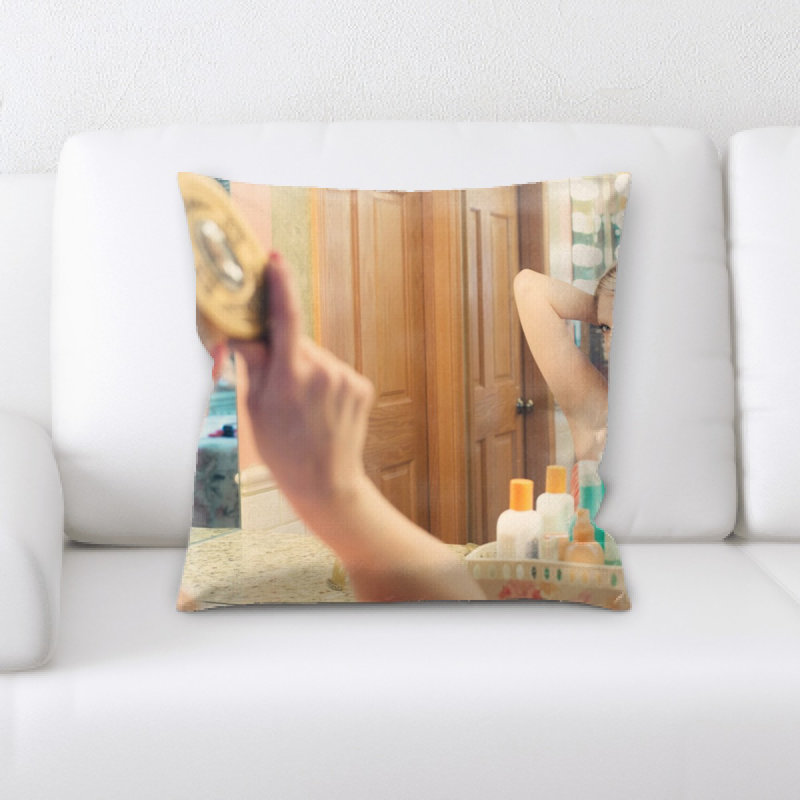 Coussin décoratif belle femme