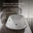 Iron Plains Capsule Vessel/Drop-In/Under-Mount Bathroom Sink with Iron Gate Painted Underside