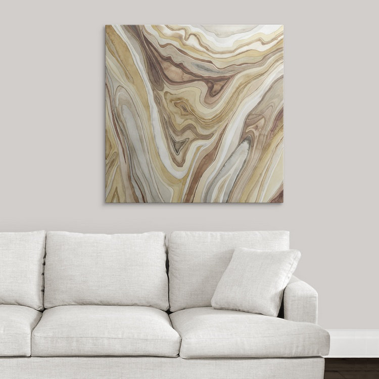 « i » megan meagher, reproduction d’art Agate, H 16 po x l 16 po x P 1,5 po, Toile