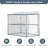 7.5' X 4.5' Storage Room With Window Hinge Door