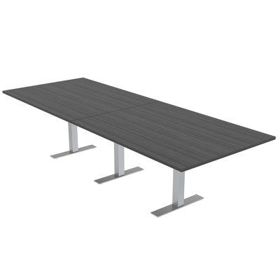 Rectangle Conference Table with Metal T Base