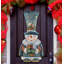 Accent décoratif en bois de l’ancien monde et de Noël bonhomme de neige