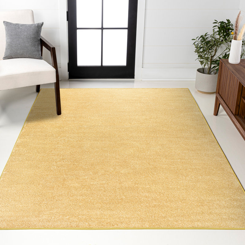 Tapis moutarde Asako, Rectangle 10 pi x 14 pi