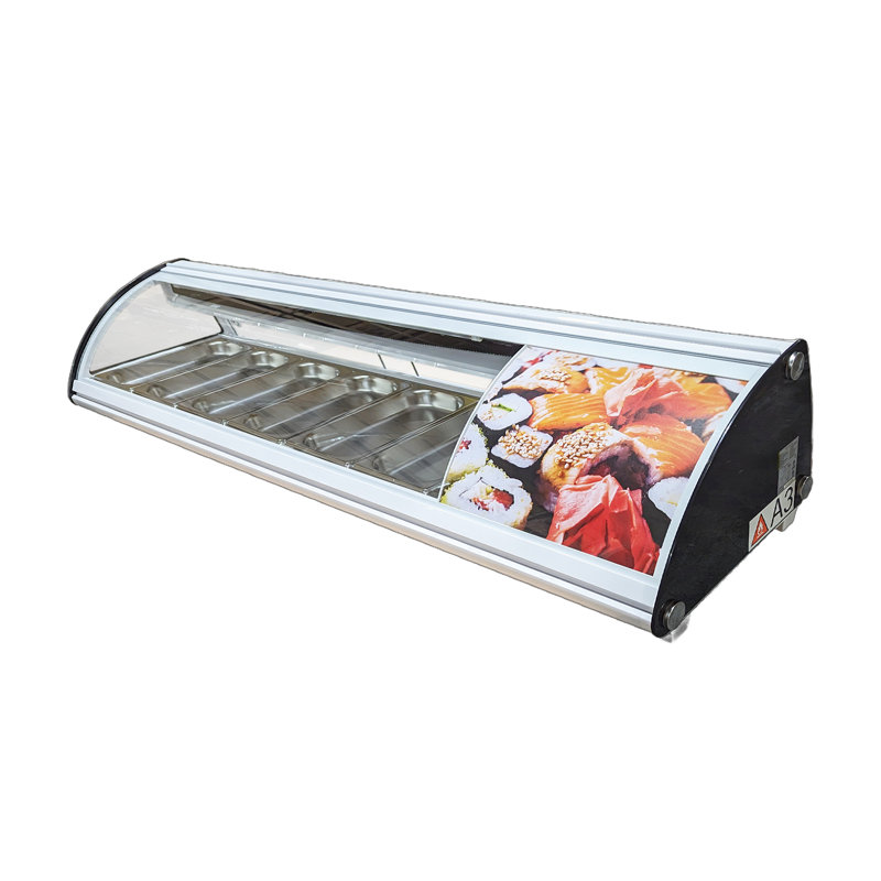 Elite Kitchen Supply 0.2 Cubic Feet Refrigerated Display Case - 58.3''