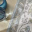 Traditional Light Blue Washable/Stain Guarded Area Rug -819136535