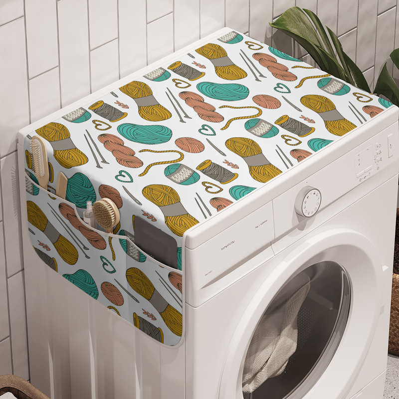 Machine à laver à tricoter East Urban Home, paquet de 2, 47 po x 18,5 po