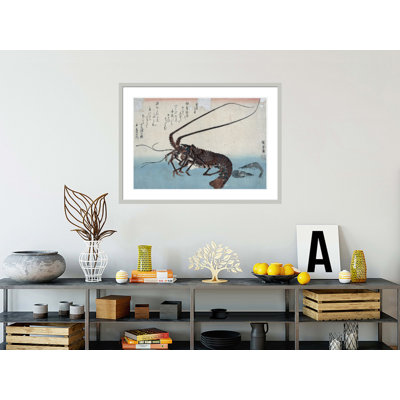 Shrimp and lobster by Framed Giclee Print