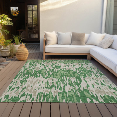 Tapis vert lavable intérieur / extérieur Ken 